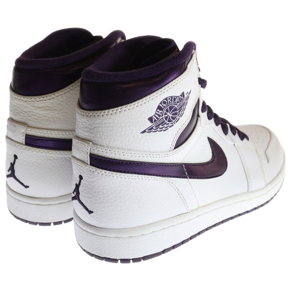 NIKE(ナイキ) 【観賞用 2009年製】AIR JORDAN 1 RETRO HIGH DO THE RIGHT THING GRAND PURPLE エアジョーダン1 レトロ ドゥーザライトシング ハイカットスニーカー 332550-151