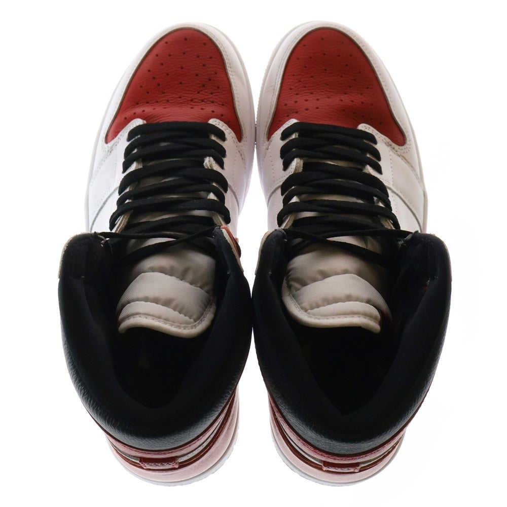 NIKE(ナイキ) AIR JORDAN 1 HIGH OG HERITAGE エアジョーダン ヘリテージ ハイカットスニーカー ホワイト/レッド US11/29cm 555088-161