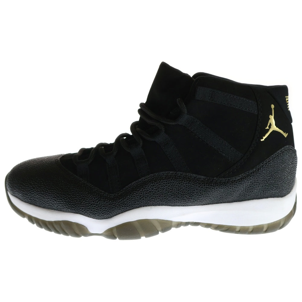 NIKE(ナイキ) AIR JORDAN 11 RETRO PREM HC ROYALTY BLACK GOLD エアジョーダン 11 レトロ プレミアム HC ロイヤリティー ハイカットスニーカー US12/30cm 136046-099