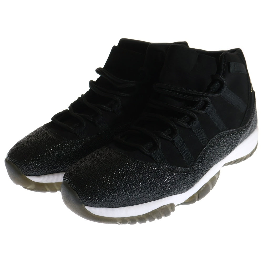 NIKE(ナイキ) AIR JORDAN 11 RETRO PREM HC ROYALTY BLACK GOLD エアジョーダン 11 レトロ プレミアム HC ロイヤリティー ハイカットスニーカー US12/30cm 136046-099