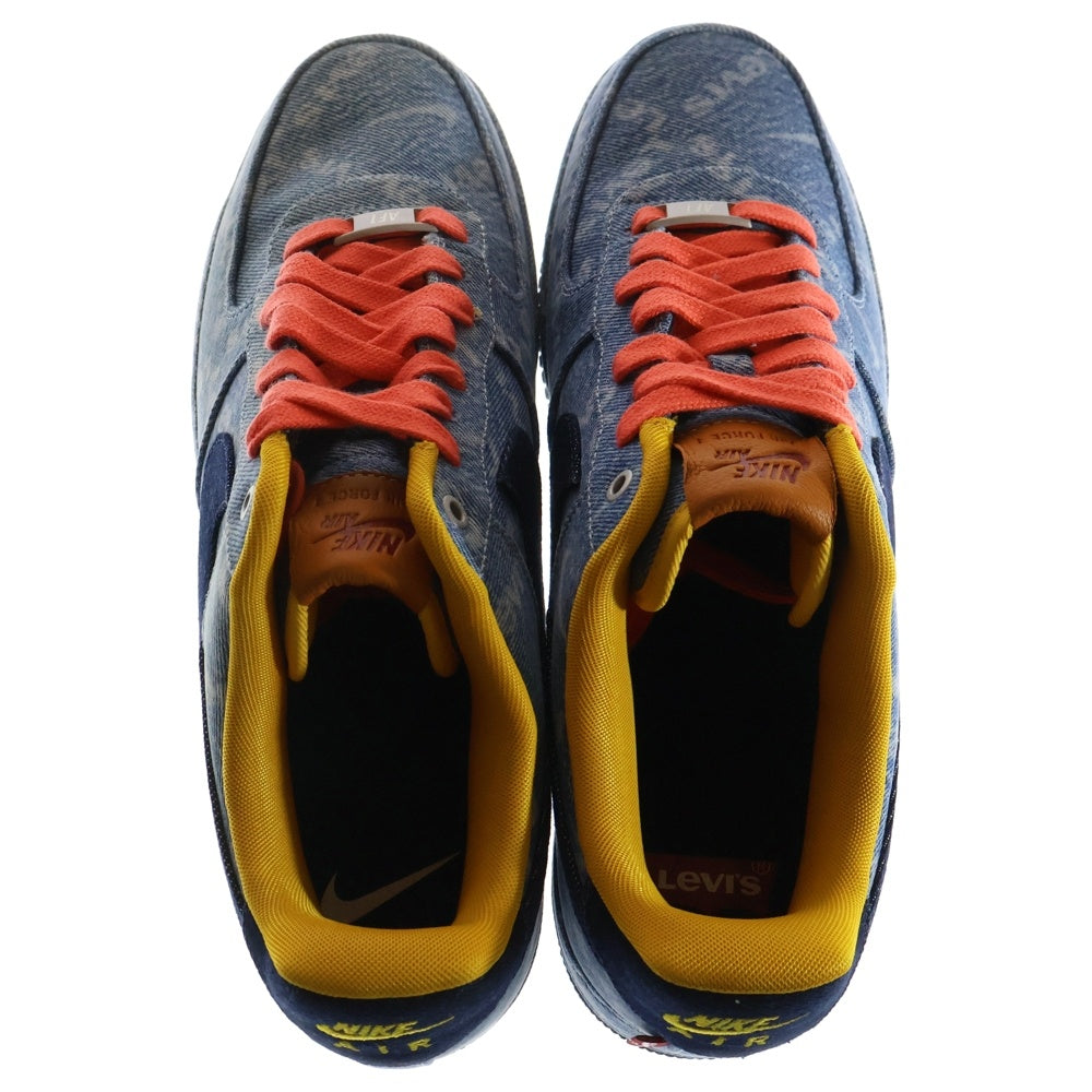 NIKE(ナイキ) ×Levis AIR FORCE 1 LOW リーバイス エアフォース 1 ローカットスニーカーシューズ インディゴ US11.5/29.5cm CV0670-447