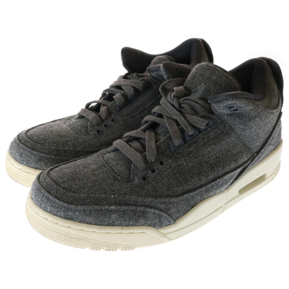 NIKE(ナイキ) AIR JORDAN 3 RETRO WOOL エアジョーダン3 レトロ ウール ハイカットスニーカー グレー US12/30cm 854263-004