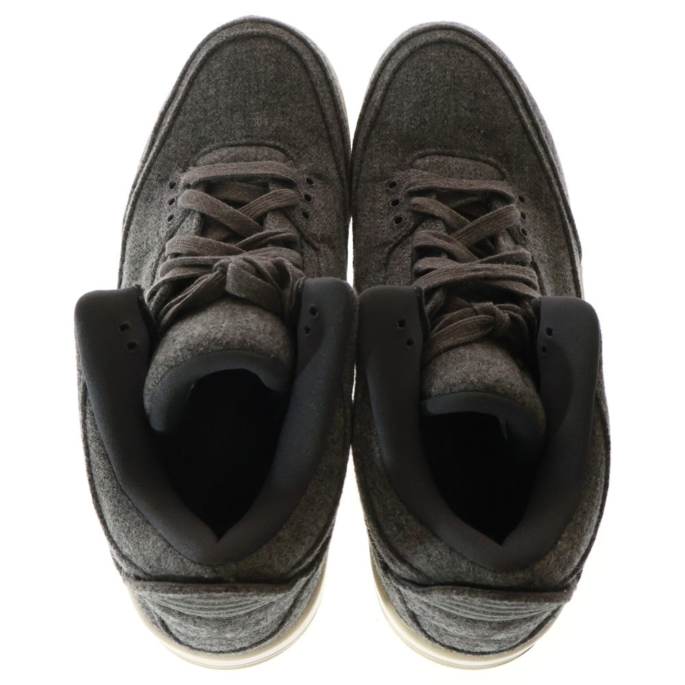 NIKE(ナイキ) AIR JORDAN 3 RETRO WOOL エアジョーダン3 レトロ ウール ハイカットスニーカー グレー US12/30cm 854263-004