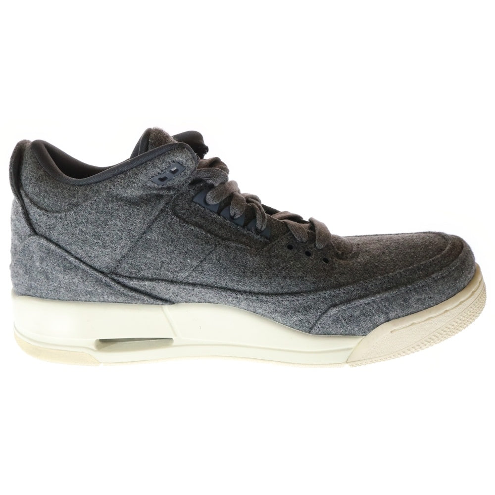 NIKE(ナイキ) AIR JORDAN 3 RETRO WOOL エアジョーダン3 レトロ ウール ハイカットスニーカー グレー US12/30cm 854263-004