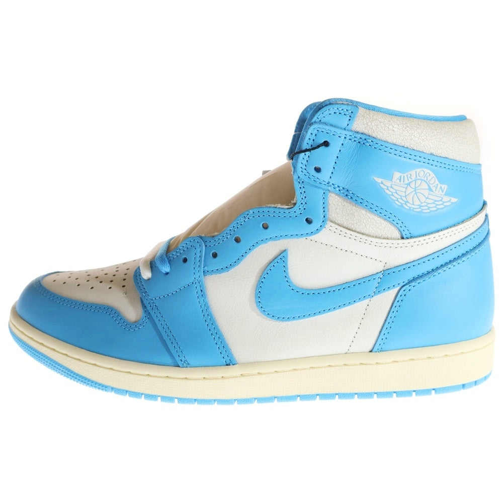 NIKE(ナイキ) AIR JORDAN 1 RETRO HIGH OG UNC REIMAGINED エアジョーダン1 レトロ リイマジンド ハイカットスニーカー ホワイト/ブルー US11.5/29.5cm DZ5485-402
