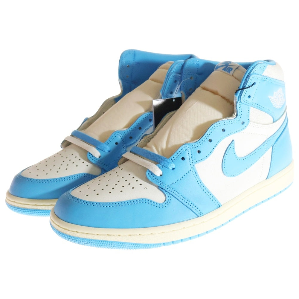 NIKE(ナイキ) AIR JORDAN 1 RETRO HIGH OG UNC REIMAGINED エアジョーダン1 レトロ リイマジンド ハイカットスニーカー ホワイト/ブルー US11.5/29.5cm DZ5485-402