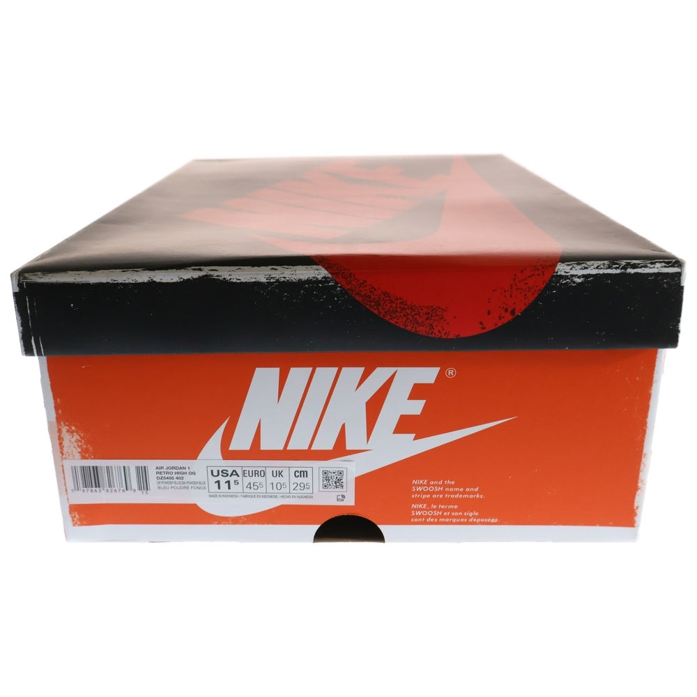NIKE(ナイキ) AIR JORDAN 1 RETRO HIGH OG UNC REIMAGINED エアジョーダン1 レトロ リイマジンド ハイカットスニーカー ホワイト/ブルー US11.5/29.5cm DZ5485-402