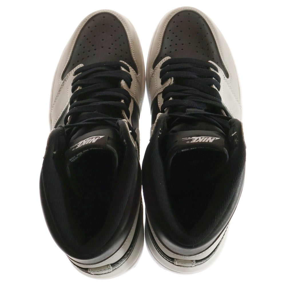 NIKE(ナイキ) AIR JORDAN 1 RETRO HIGH OG SHADOW 2.0 エア ジョーダン1 シャドウ 2.0 ハイカットスニーカー US11/29cm グレー/ブラック 555088-035