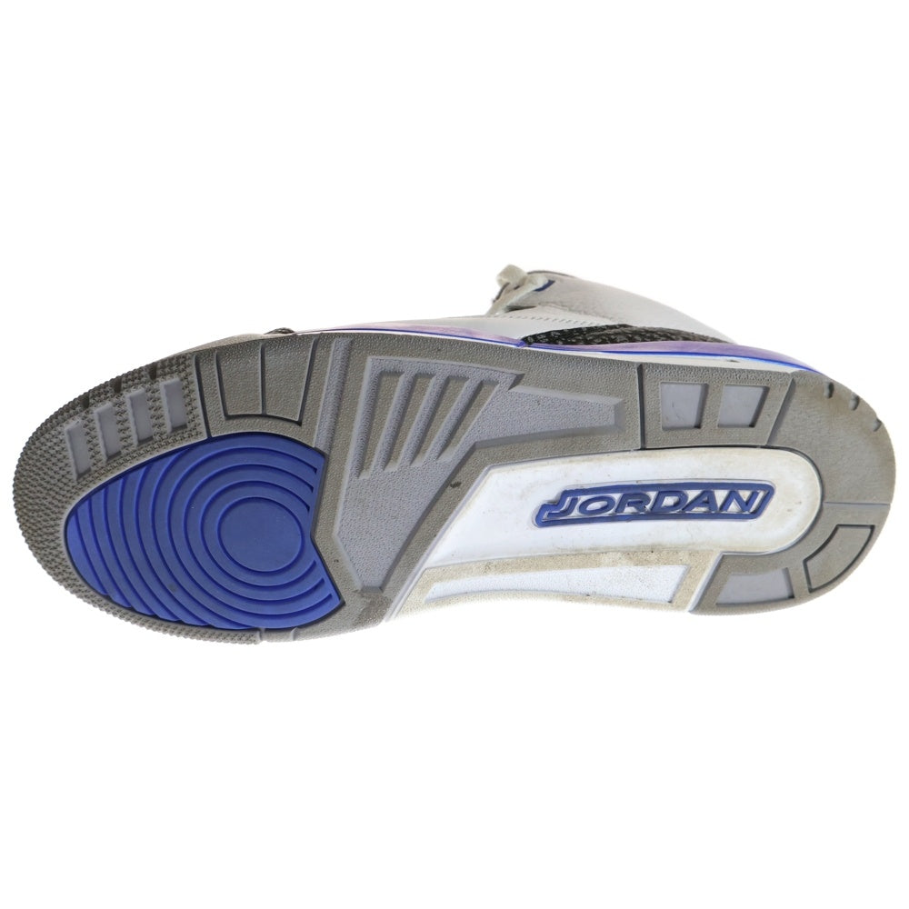 NIKE(ナイキ) AIR JORDAN 3 RETRO RACER BLUE エアジョーダン3 レトロ レーサー ブルー ハイカットスニーカー ホワイト/ブルー US11/29cm CT8532-145