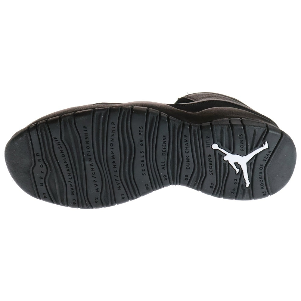 NIKE(ナイキ) 【観賞用2005年製】 AIR JORDAN 10 RETRO BLACKOUT エアジョーダン 10 レトロ ブラックアウト ハイカットスニーカー ブラック US10.5/28.5cm 310805-010