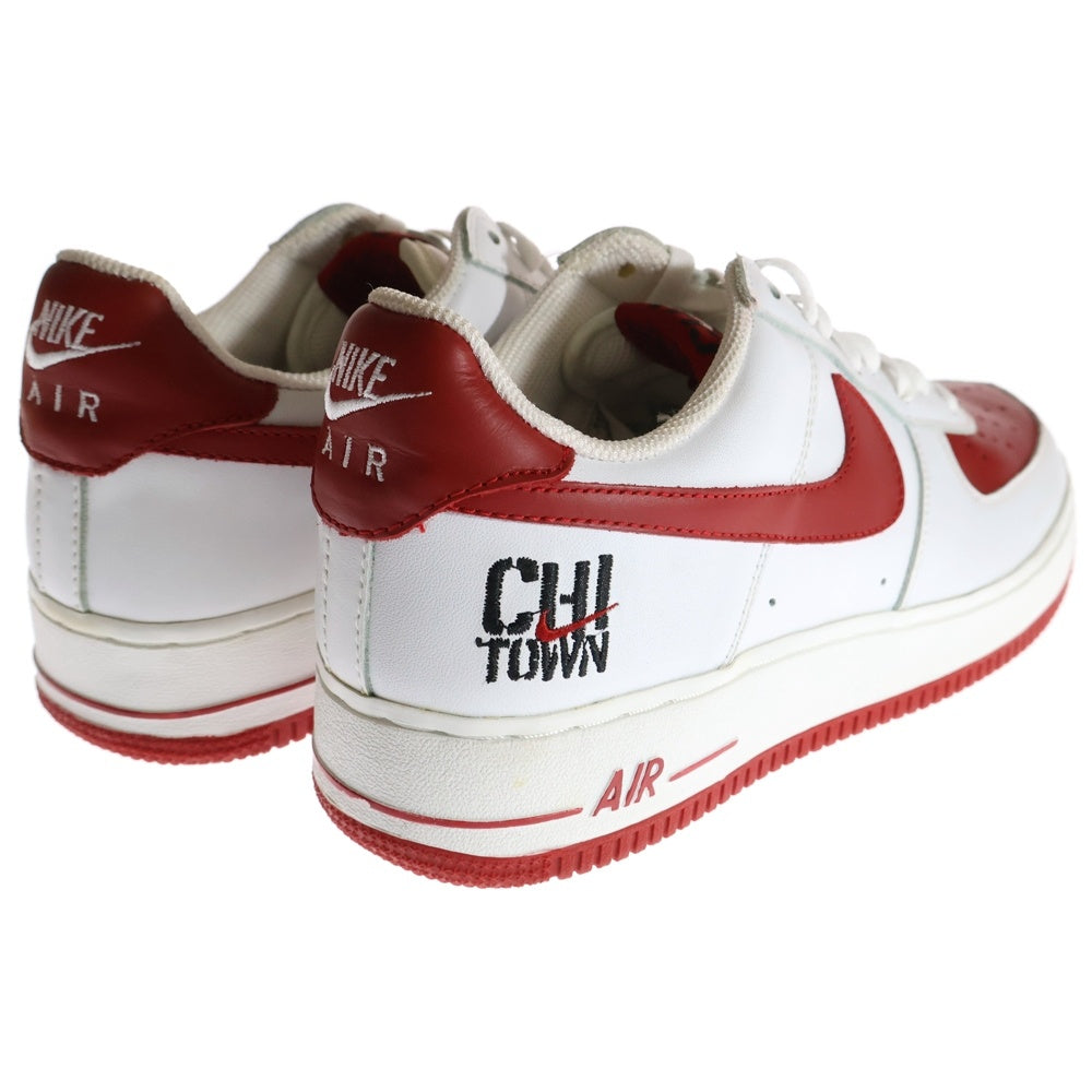 NIKE(ナイキ) 【観賞用2003年製】 AIR FORCE 1 LOW CHI TWON エアフォース 1 チャイナタウン ローカットスニーカーシューズ ホワイト/レッド US10/28cm 306353-162
