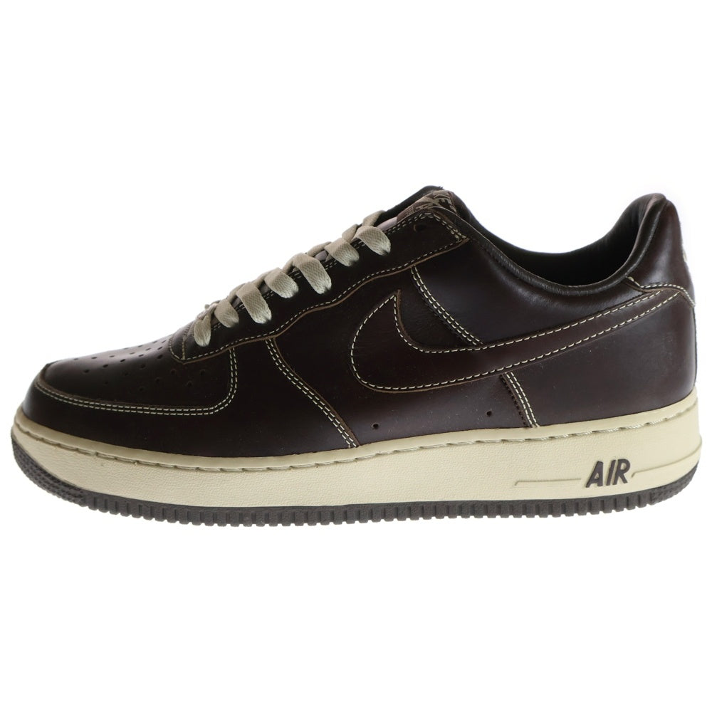 NIKE(ナイキ) 【観賞用2004年製】 AIR FORCE 1 LOW PRM エアフォース 1 プレミアム ローカットスニーカー ブラウン US10.5/28.5cm 309096-211