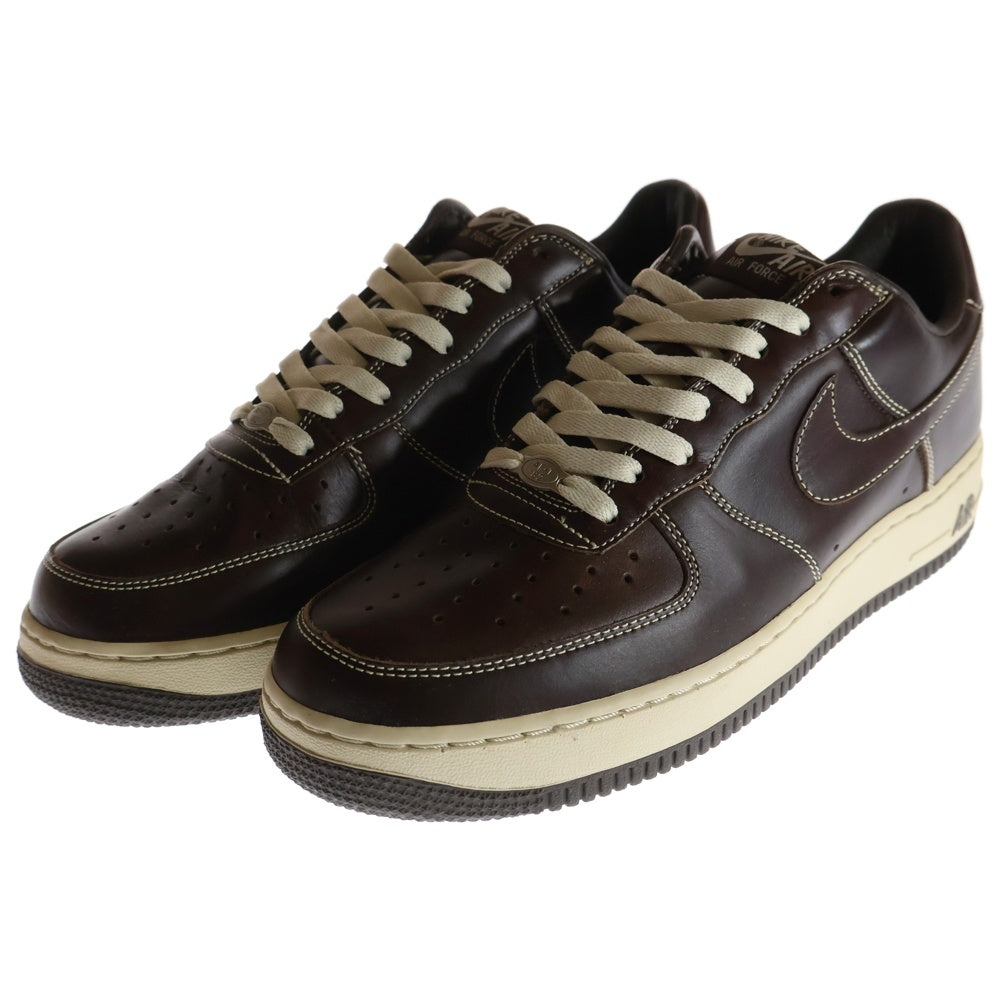NIKE(ナイキ) 【観賞用2004年製】 AIR FORCE 1 LOW PRM エアフォース 1 プレミアム ローカットスニーカー ブラウン US10.5/28.5cm 309096-211