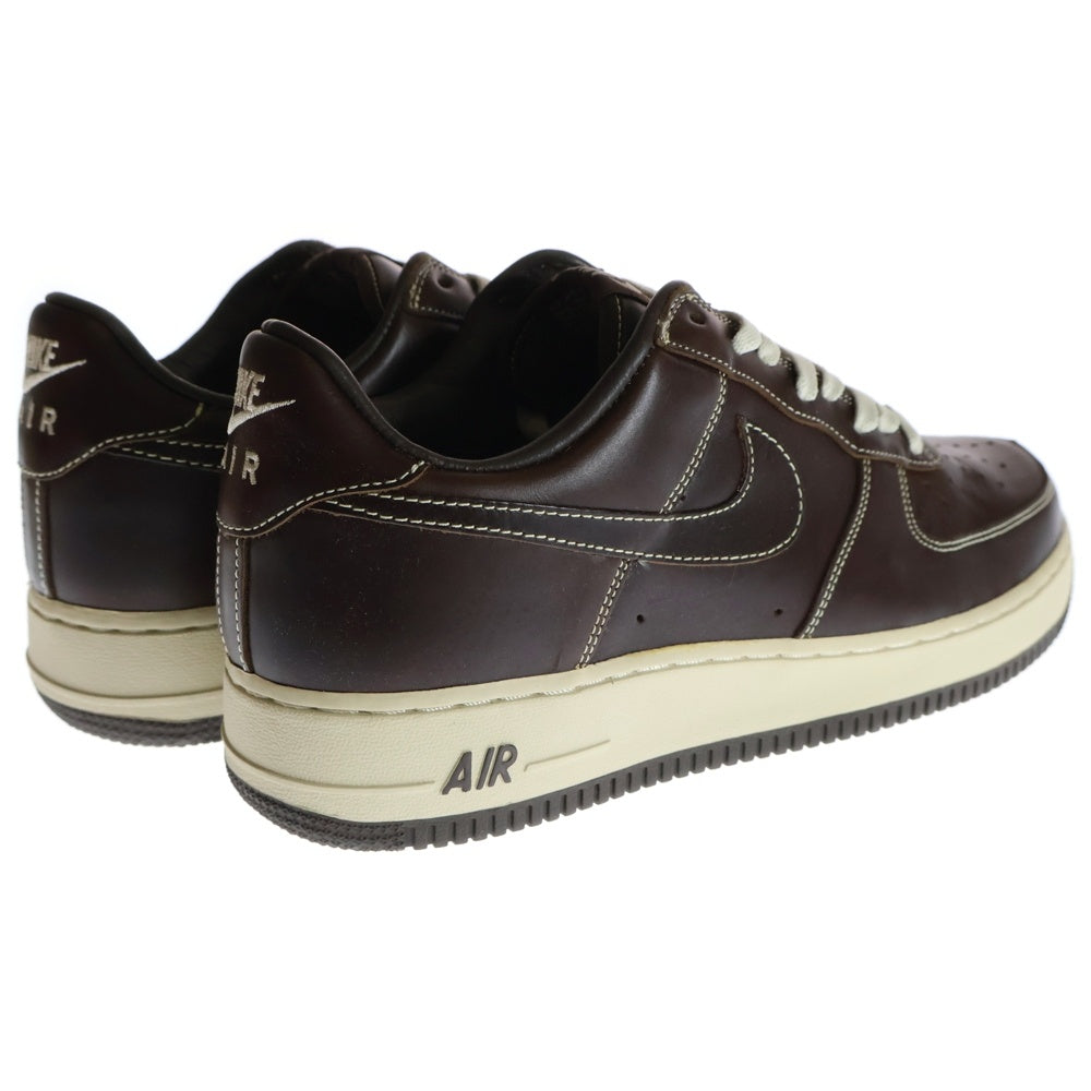 NIKE(ナイキ) 【観賞用2004年製】 AIR FORCE 1 LOW PRM エアフォース 1 プレミアム ローカットスニーカー ブラウン US10.5/28.5cm 309096-211