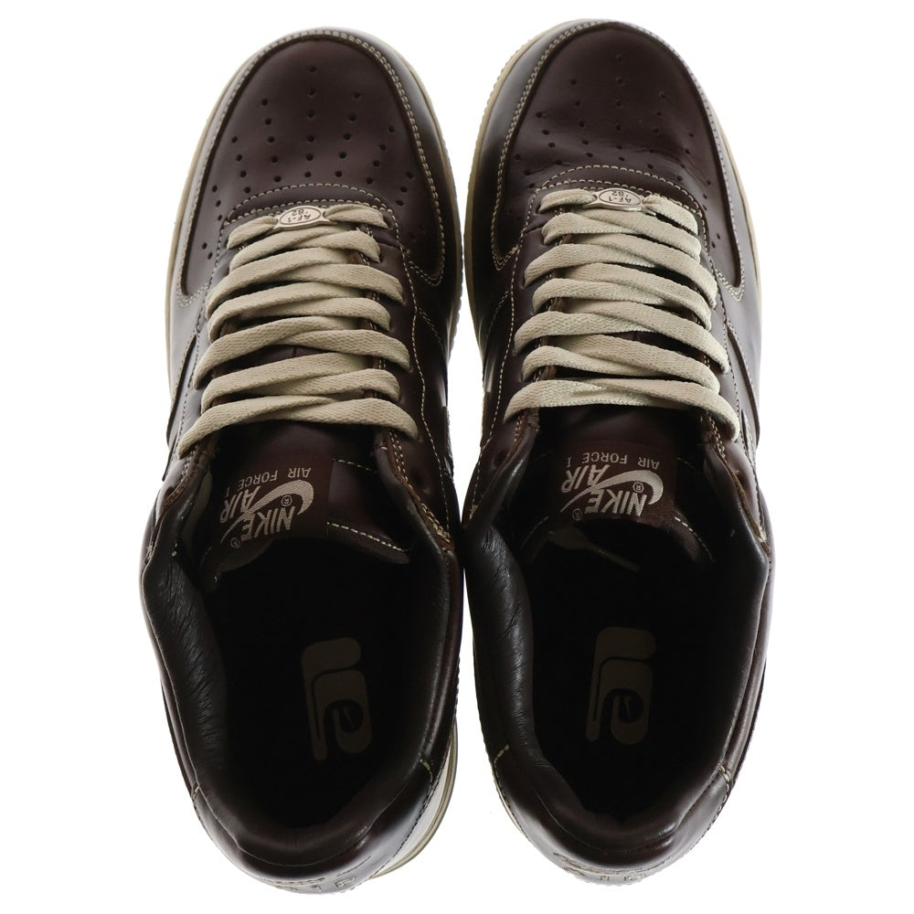 NIKE(ナイキ) 【観賞用2004年製】 AIR FORCE 1 LOW PRM エアフォース 1 プレミアム ローカットスニーカー ブラウン US10.5/28.5cm 309096-211
