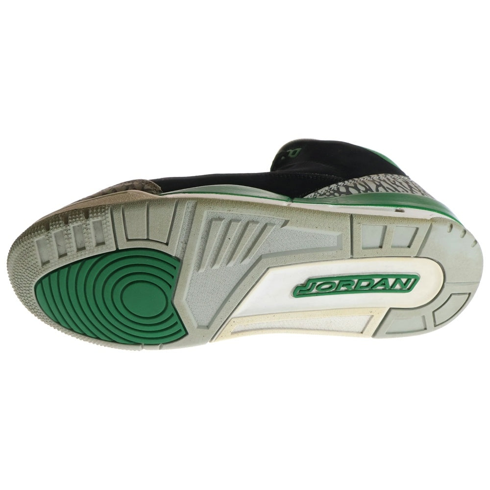 NIKE(ナイキ) AIR JORDAN 3 RETRO PINE GREEN エアジョーダン3 レトロ パイン グリーン ハイカットスニーカー ブラック/グリーン US11/29cm CT8532-030