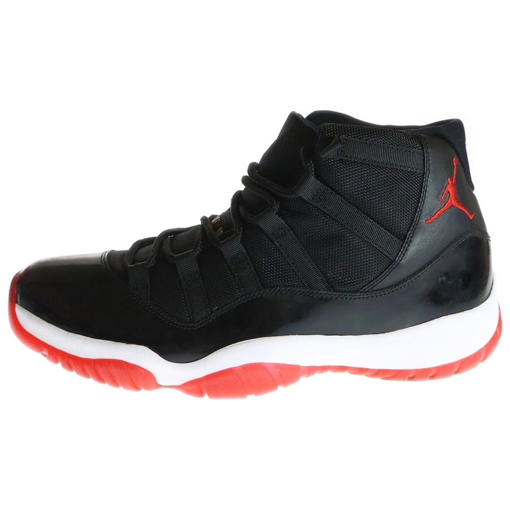 NIKE(ナイキ) 【観賞用2012年製】AIR JORDAN 11 RETRO BRED PLAYOFFS エアジョーダン11 レトロ ブレッド プレイオフス ハイカットスニーカー US12/30cm 378037-010
