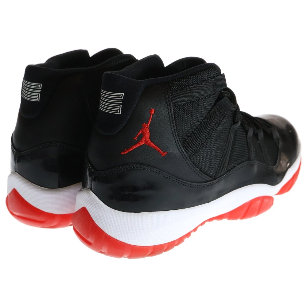 NIKE(ナイキ) 【観賞用2012年製】AIR JORDAN 11 RETRO BRED PLAYOFFS エアジョーダン11 レトロ ブレッド プレイオフス ハイカットスニーカー US12/30cm 378037-010