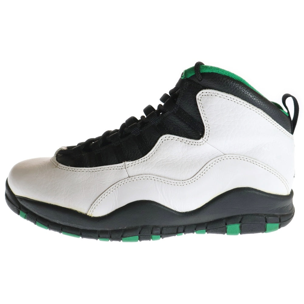 NIKE(ナイキ) 【観賞用1995年製】 AIR JORDAN 10 OG SEATTLE SUPERSONICS エアジョーダン10 OG シアトル スーパーソニックス ハイカットスニーカー US11.5/29.5cm 130209-106