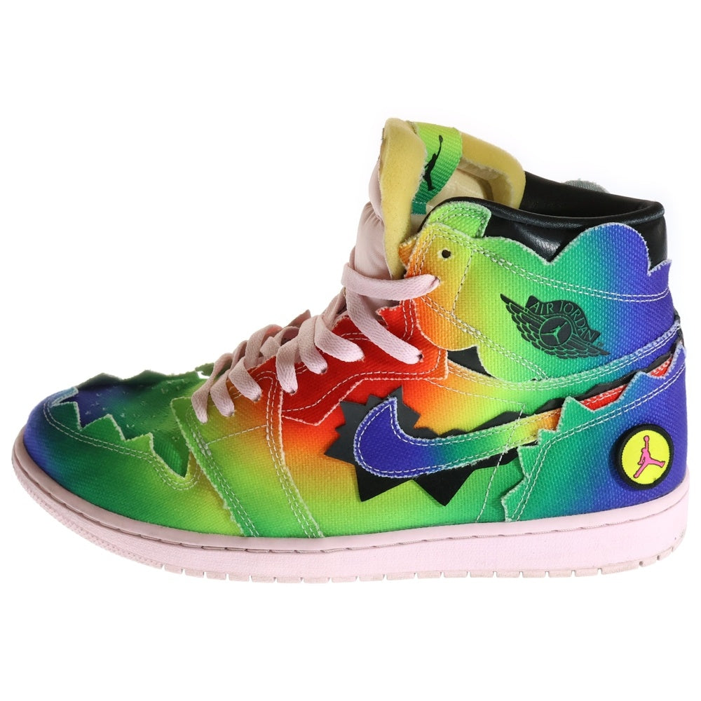 NIKE(ナイキ) ×J BALVIN NIKE AIR JORDAN 1 HIGH OG RAINBOW J バルビン エアジョーダン1 OG レインボー ハイカットスニーカー マルチカラー US12/30cm DC3481-900