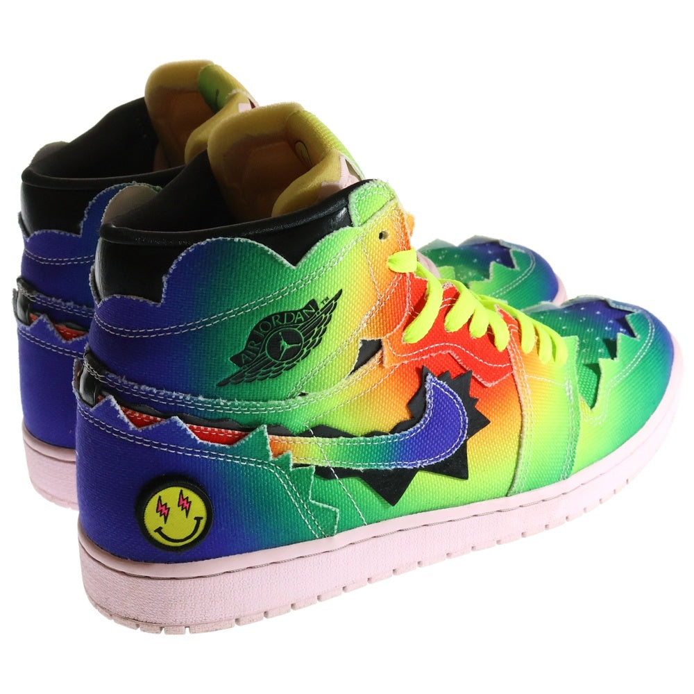 NIKE(ナイキ) ×J BALVIN NIKE AIR JORDAN 1 HIGH OG RAINBOW J バルビン エアジョーダン1 OG レインボー ハイカットスニーカー マルチカラー US12/30cm DC3481-900