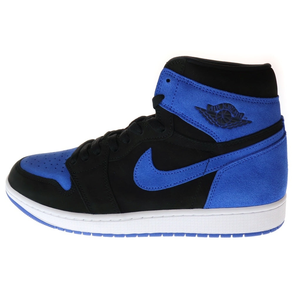 NIKE(ナイキ) AIR JORDAN 1 RETRO HIGH OG ROYAL REIMAGINED エアジョーダン1スエードロイヤル ハイカットスニーカー ブルー/ブラック US12/30cm DZ5485-042