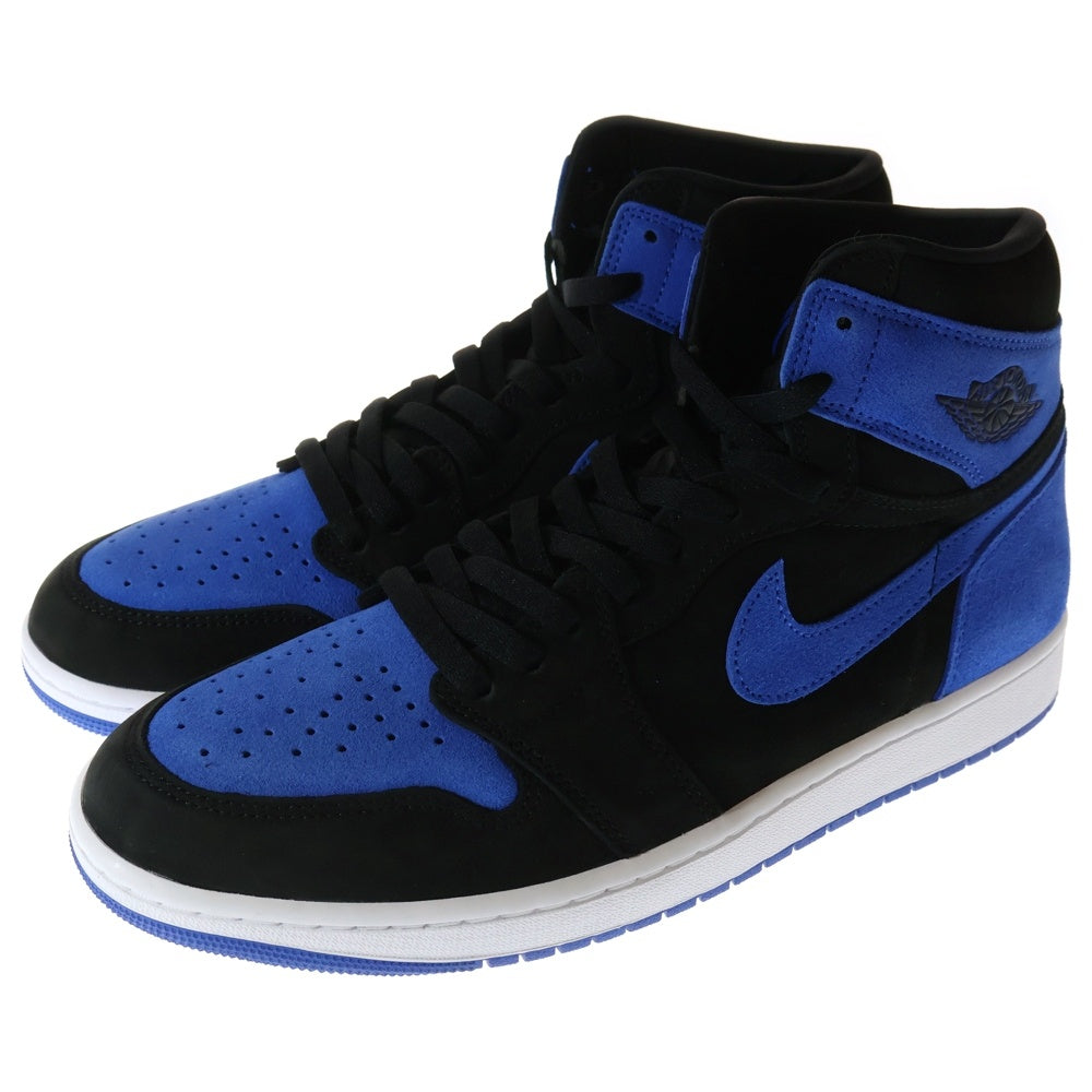 NIKE(ナイキ) AIR JORDAN 1 RETRO HIGH OG ROYAL REIMAGINED エアジョーダン1スエードロイヤル ハイカットスニーカー ブルー/ブラック US12/30cm DZ5485-042