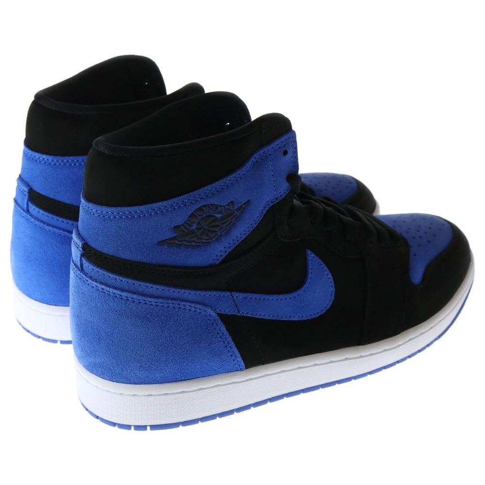 NIKE(ナイキ) AIR JORDAN 1 RETRO HIGH OG ROYAL REIMAGINED エアジョーダン1スエードロイヤル ハイカットスニーカー ブルー/ブラック US12/30cm DZ5485-042