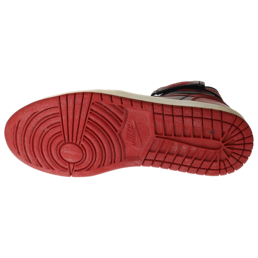 NIKE(ナイキ) 【観賞用2008年製】 AIR JORDAN 1 RETRO HIGH STRAP BRED エアジョーダン 1 レトロ ハイ ストラップ ブレッド ハイカットスニーカー US10.5/28.5cm 342132-061