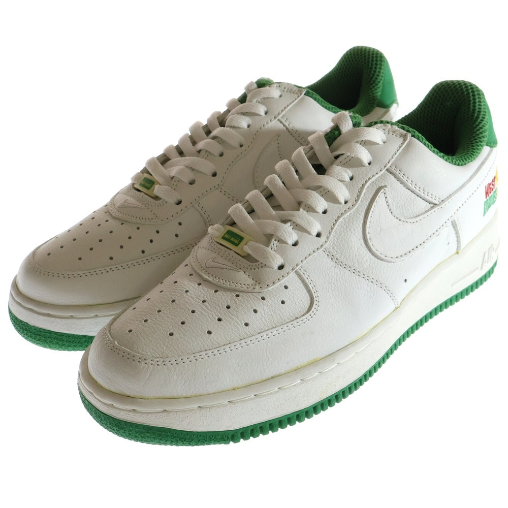NIKE(ナイキ) 【観賞用2002年製】 AIR FORCE1 PLUS WEST INDIES 1 エアフォース 1 プラス ローカットスニーカーシューズ ホワイト/グリーン US10/28cm 624054-111