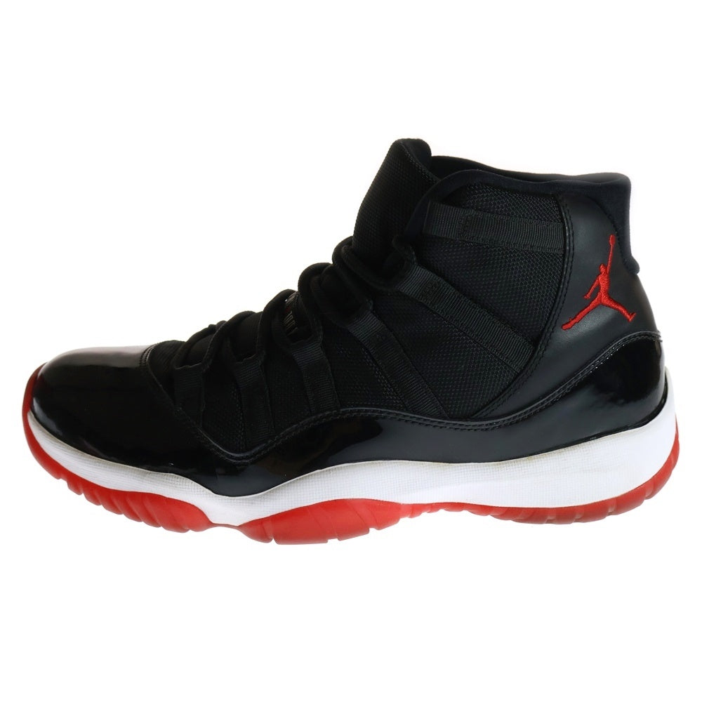 NIKE(ナイキ) 【観賞用 2012年製】AIR JORDAN 11 RETRO BRED エアジョーダン11 レトロ ブレッド ハイカットスニーカー ブラック/レッド US10/28cm 378037-010