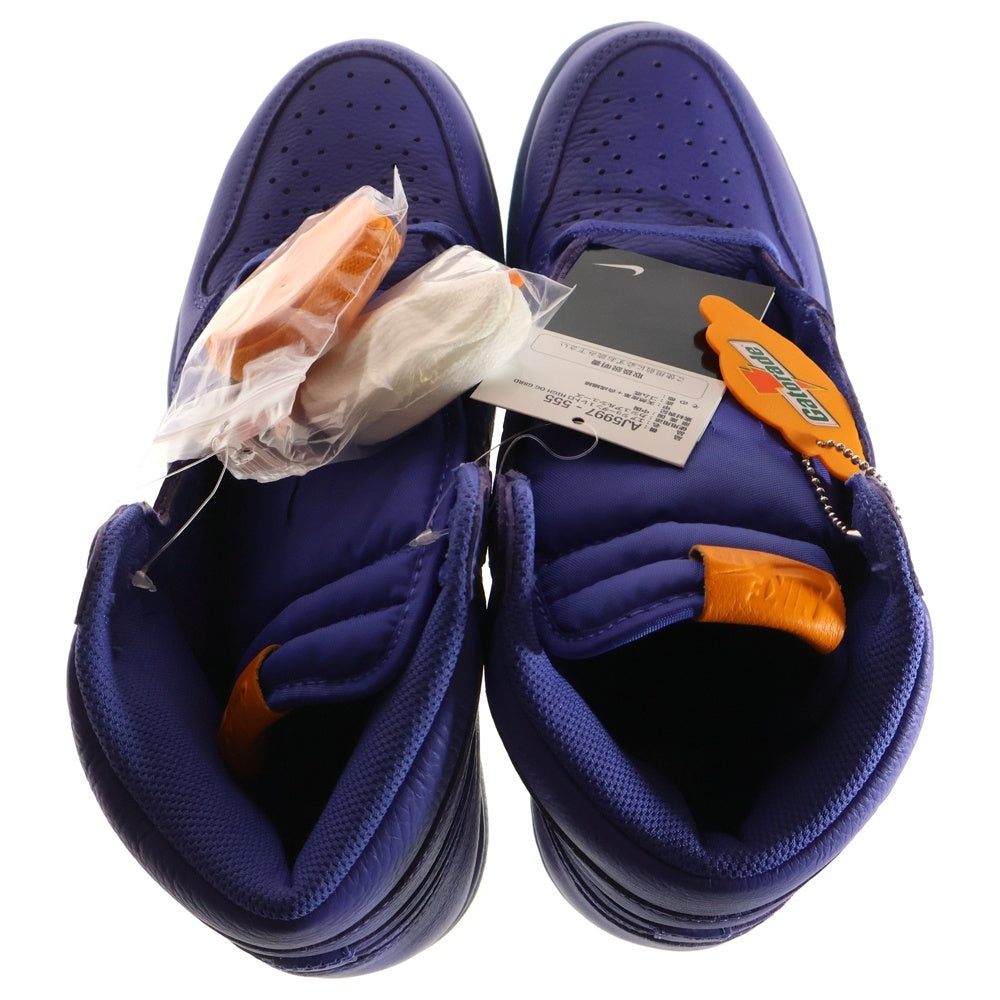 NIKE(ナイキ) AIR JORDAN 1 RETRO HIGH OG G8RD GATORADE RUSH VIOLET エア ジョーダン 1 レトロ ハイ オージー ゲータレード ハイカットスニーカー AJ5997-555