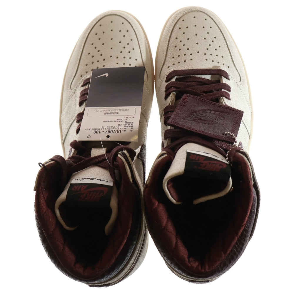 NIKE(ナイキ) ×A MA MANIERE AIR JORDAN1 RETRO HIGH OG SP アママニエール エアジョーダン1 セイルアンドバーガンディ ハイカットスニーカーUS11/29cm DO7097-100