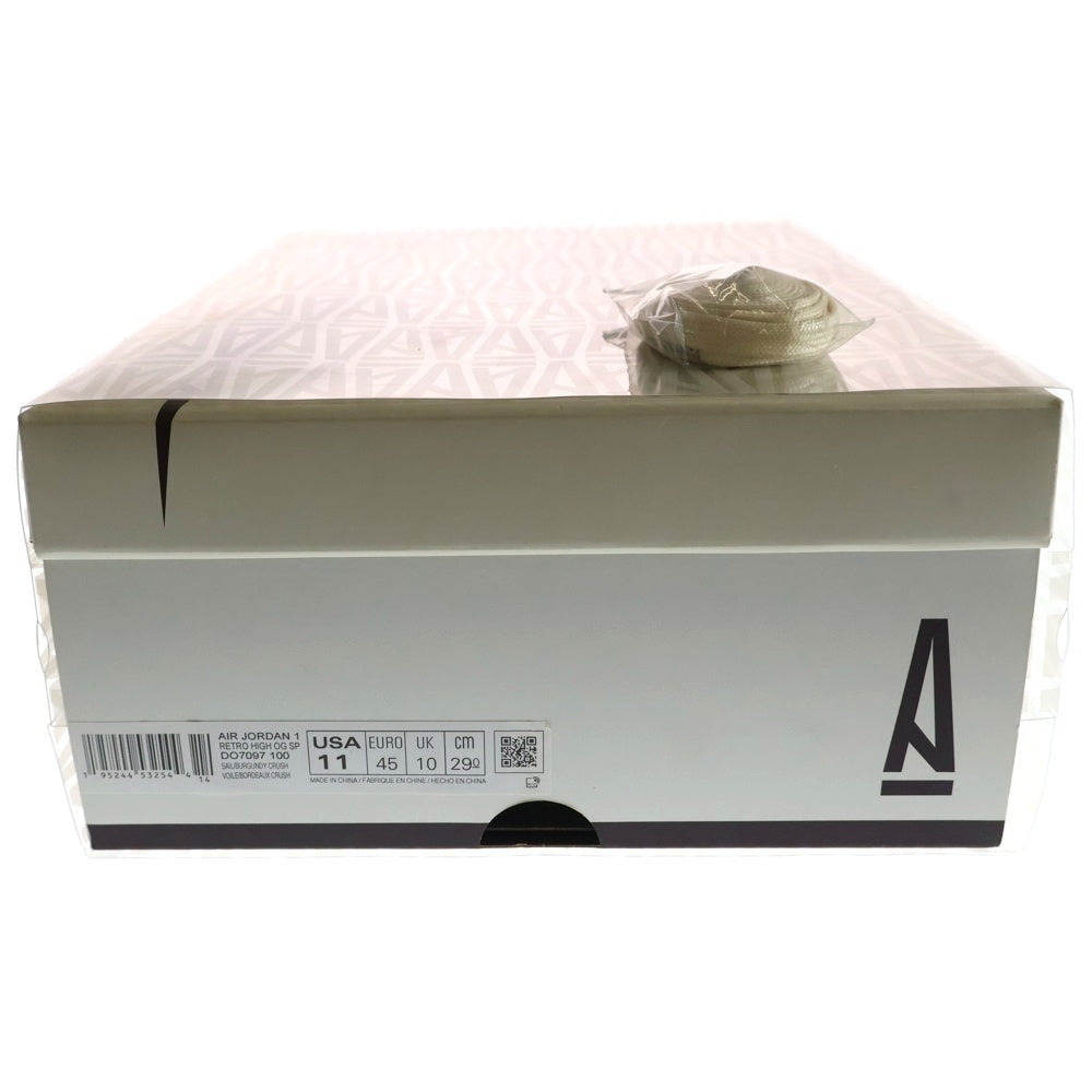 NIKE(ナイキ) ×A MA MANIERE AIR JORDAN1 RETRO HIGH OG SP アママニエール エアジョーダン1 セイルアンドバーガンディ ハイカットスニーカーUS11/29cm DO7097-100