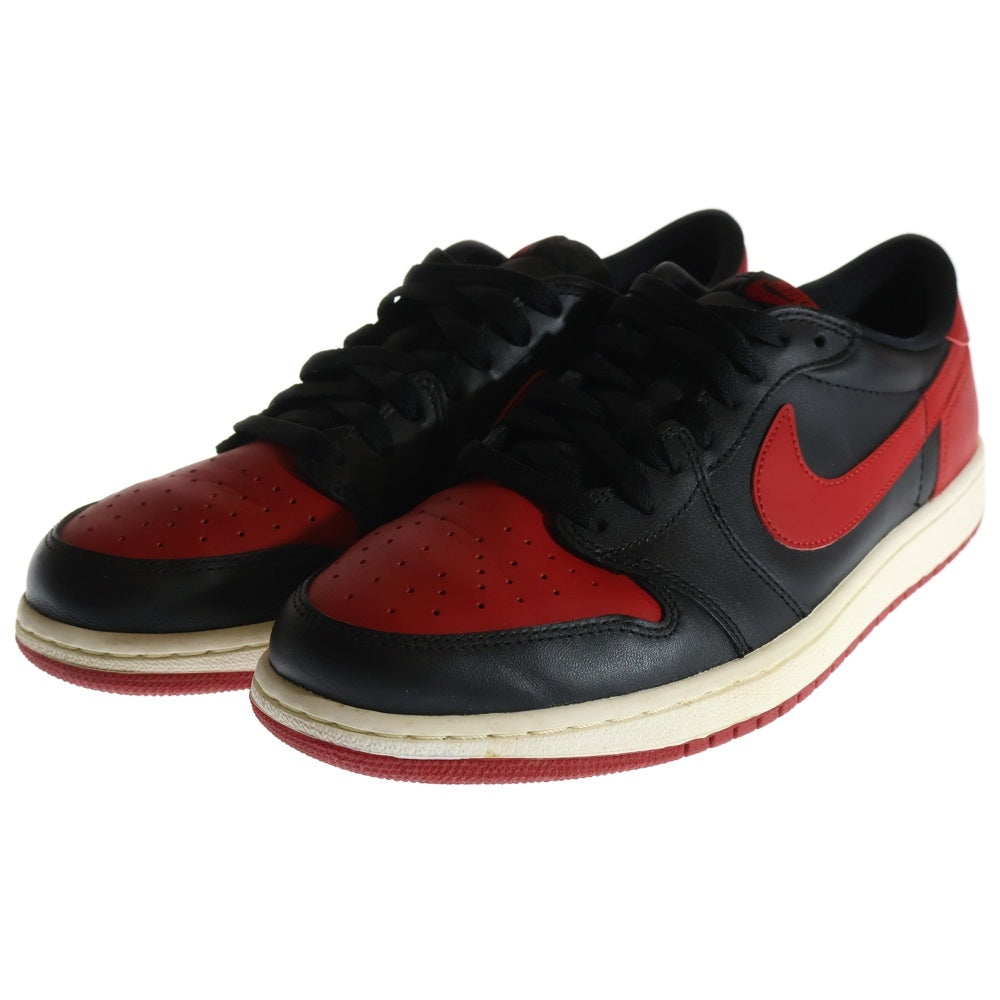 NIKE(ナイキ) 【観賞用2014年製】 AIR JORDAN 1 RETRO LOW BRED エアジョーダン1 ロー ブレッド ローカットスニーカー ブラック/レッド USUS11/29cm 705329-001