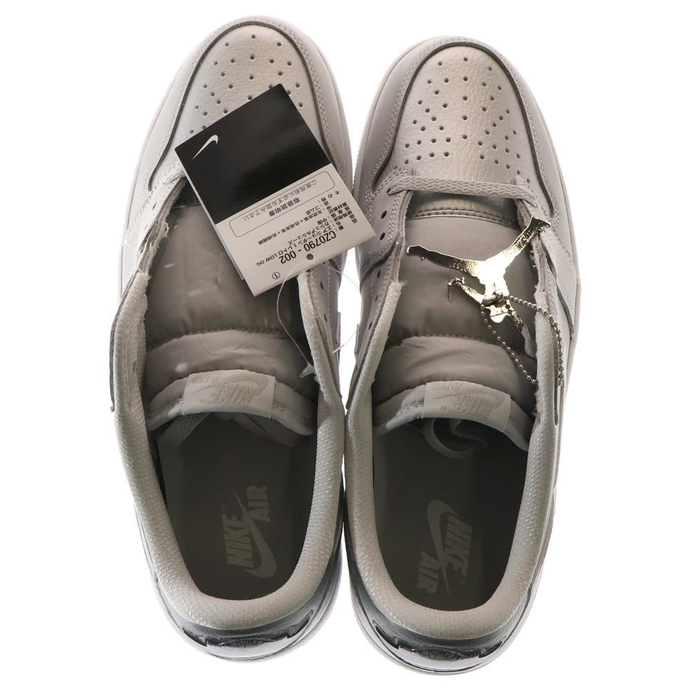 NIKE(ナイキ) AIR JORDAN 1 RETRO LOW OG SILVER エアージョーダン 1 レトロ ローカットスニーカー シルバー US11.5/29.5cm CZ0790-002