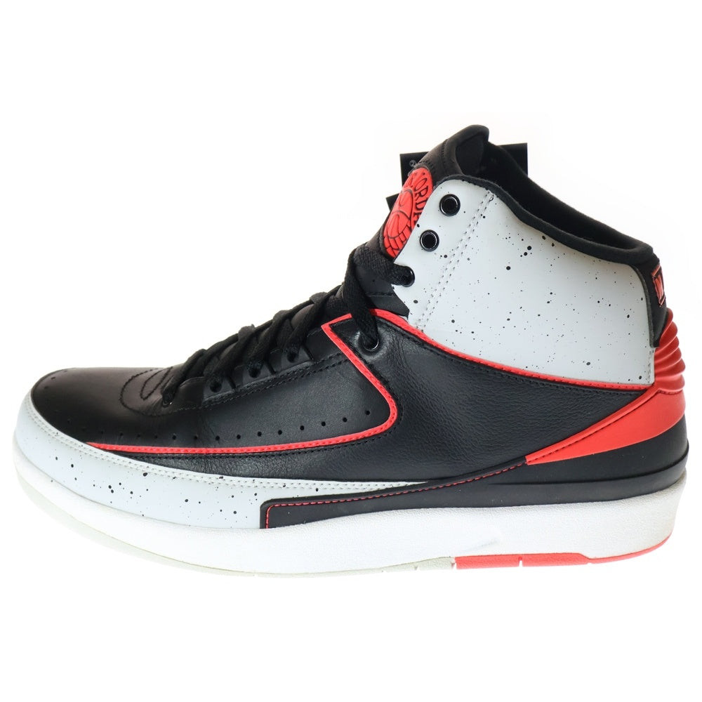 NIKE(ナイキ) 【観賞用 2014年製】AIR JORDAN 2 RETRO INFRARED 23 エアジョーダン2 ハイカットスニーカー ホワイト/オレンジ/ブラック US10/28cm 385475-023