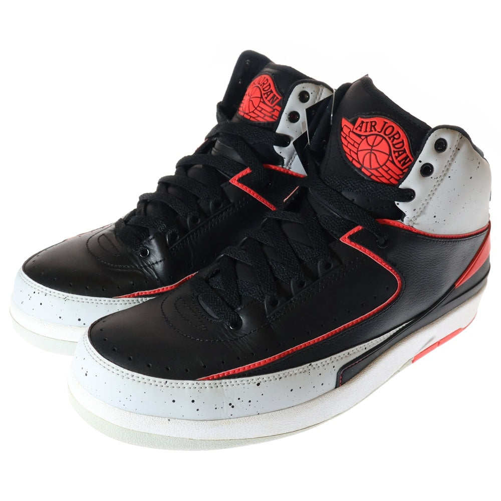 NIKE(ナイキ) 【観賞用 2014年製】AIR JORDAN 2 RETRO INFRARED 23 エアジョーダン2 ハイカットスニーカー ホワイト/オレンジ/ブラック US10/28cm 385475-023