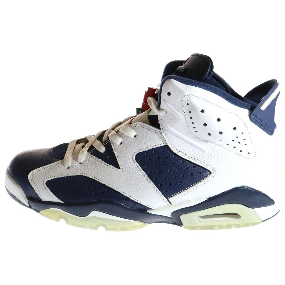 NIKE(ナイキ) 【観賞用2012年製】 AIR JORDAN 6 RETRO OLYMPIC エアジョーダン 6 レトロ オリンピック ハイカットスニーカー シューズ US11/29cm 384664-130