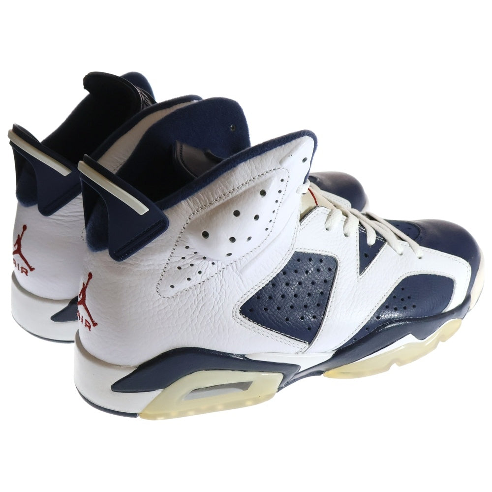 NIKE(ナイキ) 【観賞用2012年製】 AIR JORDAN 6 RETRO OLYMPIC エアジョーダン 6 レトロ オリンピック ハイカットスニーカー シューズ US11/29cm 384664-130