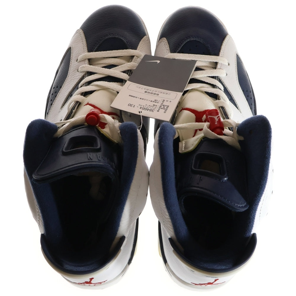 NIKE(ナイキ) 【観賞用2012年製】 AIR JORDAN 6 RETRO OLYMPIC エアジョーダン 6 レトロ オリンピック ハイカットスニーカー シューズ US11/29cm 384664-130