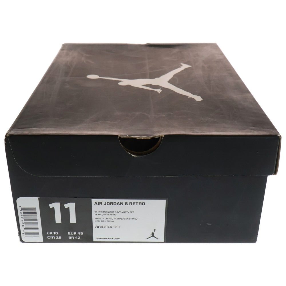 NIKE(ナイキ) 【観賞用2012年製】 AIR JORDAN 6 RETRO OLYMPIC エアジョーダン 6 レトロ オリンピック ハイカットスニーカー シューズ US11/29cm 384664-130