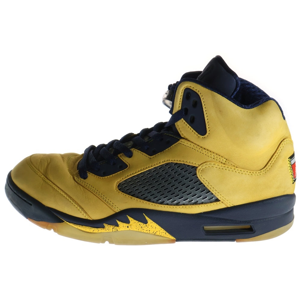 NIKE(ナイキ) AIR JORDAN 5 RETRO MICHIGAN エアジョーダン5 ミシガン ハイカットスニー カー US12/30cm CQ9541-704