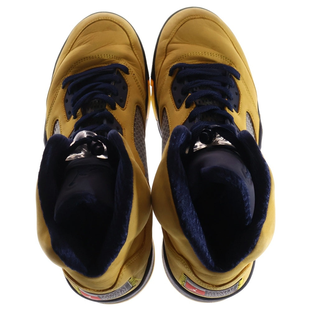 NIKE(ナイキ) AIR JORDAN 5 RETRO MICHIGAN エアジョーダン5 ミシガン ハイカットスニー カー US12/30cm CQ9541-704