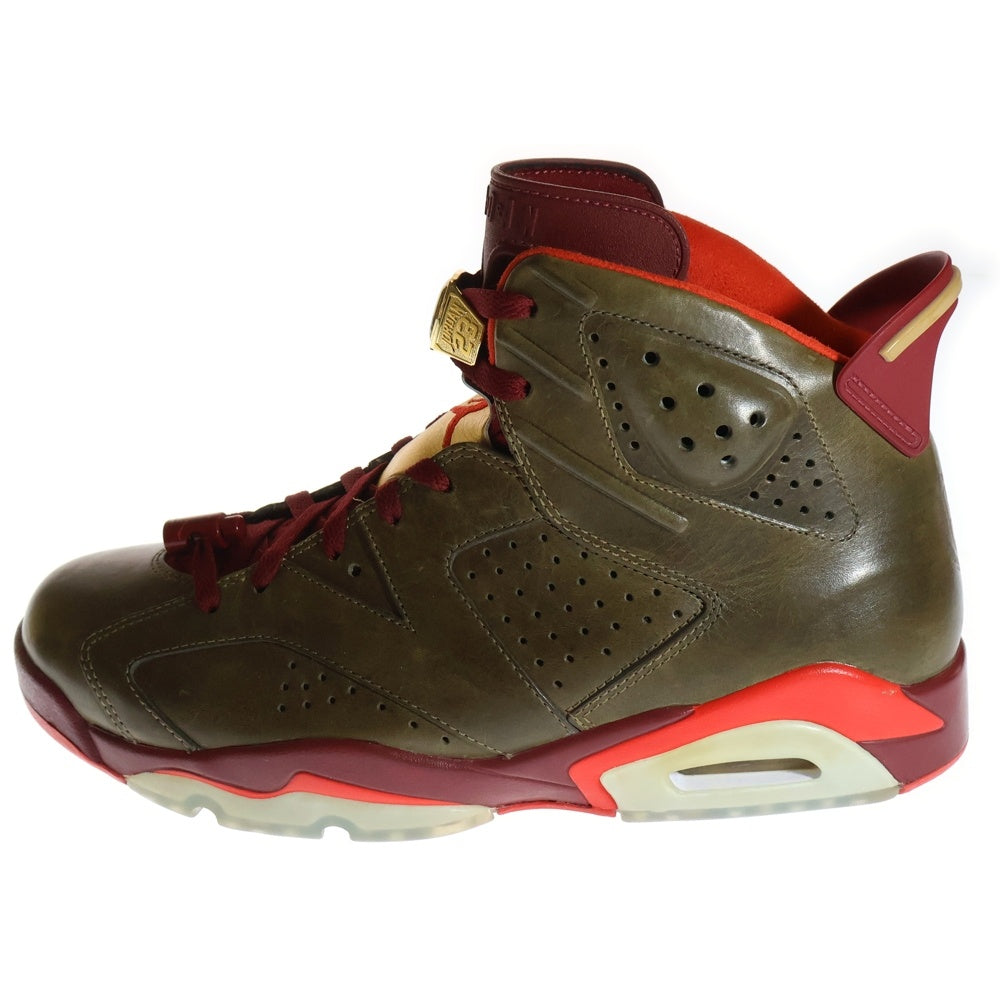 NIKE(ナイキ) 【観賞用2014年製】JORDAN 6 RETRO RAW UMBER エアジョーダン6 レトロ ローアンバー ハイカットスニーカー ブラウン US11/29cm 384664-250