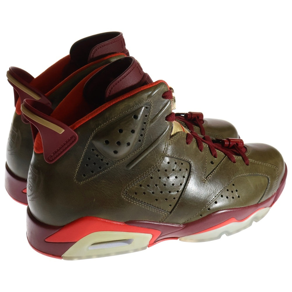 NIKE(ナイキ) 【観賞用2014年製】JORDAN 6 RETRO RAW UMBER エアジョーダン6 レトロ ローアンバー ハイカットスニーカー ブラウン US11/29cm 384664-250