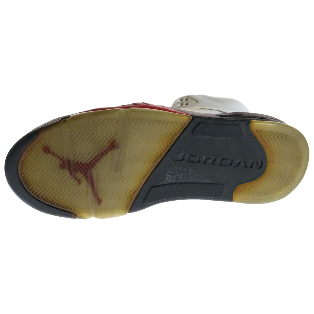 NIKE(ナイキ) 【観賞用 2013年製】 AIR JORDAN 5 RETRO FIRE RED エアジョーダン5 レトロ ファイアーレッド ハイカットスニーカー ホワイト/レッド US11/29cm 136027-100
