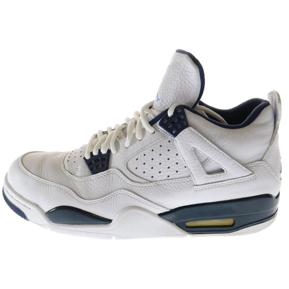 NIKE(ナイキ) 【観賞用2015年】 AIR JORDAN 4 RETRO COLUMBIA エアジョーダン4 レトロ コロンビア ハイカットスニーカー ホワイト US10/28cm 314254-107