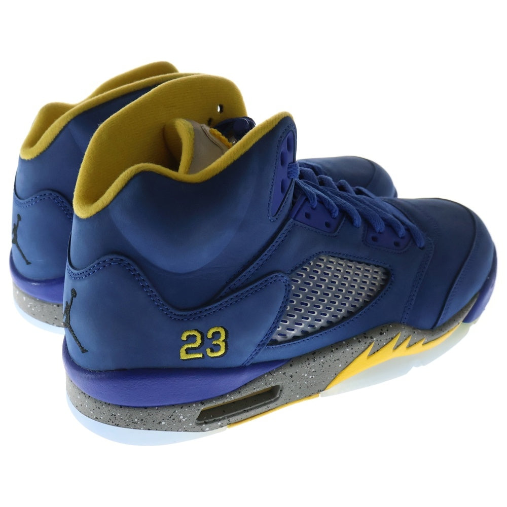 NIKE(ナイキ) AIR JORDAN 5 JSP Laney エア ジョーダン 5 レイニー ハイカットスニーカー ブルー/イエロー US11/29cm CD2720-400