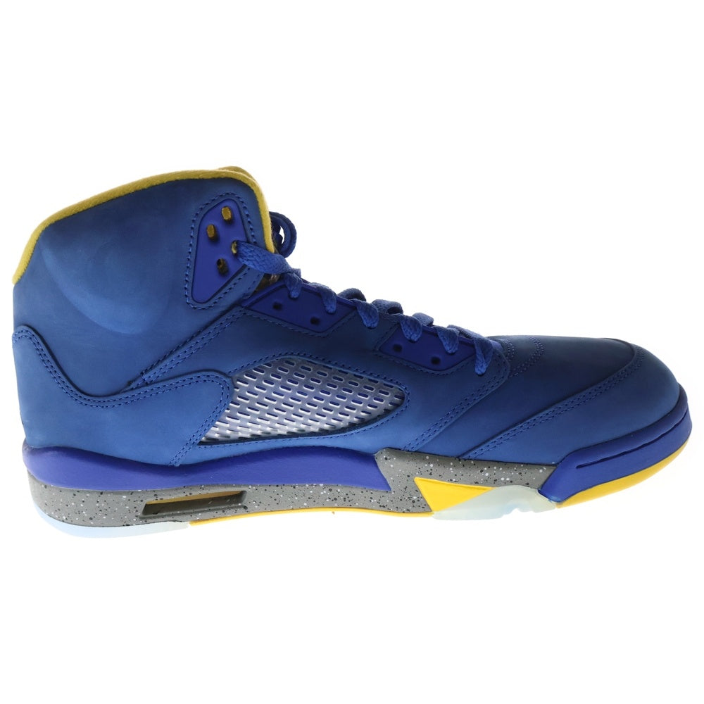NIKE(ナイキ) AIR JORDAN 5 JSP Laney エア ジョーダン 5 レイニー ハイカットスニーカー ブルー/イエロー US11/29cm CD2720-400